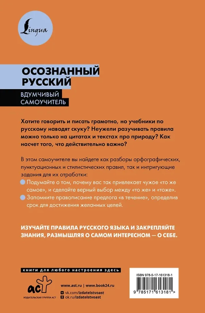Осознанный русский. 101 вопрос, чтобы понять язык и себя
