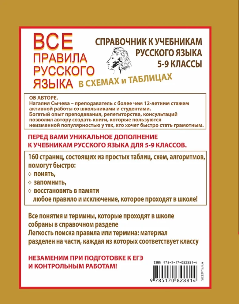 Все правила русского языка в схемах и таблицах. 5 - 9 классы
