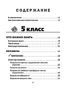 Все правила русского языка в схемах и таблицах. 5 - 9 классы