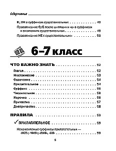 Все правила русского языка в схемах и таблицах. 5 - 9 классы