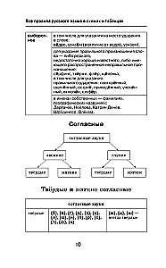 Все правила русского языка в схемах и таблицах