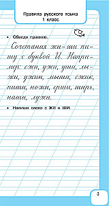 Visi krievu valodas noteikumi un vārdu krājuma vārdi. Sākumskolai