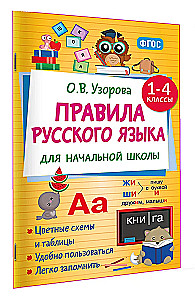 Правила русского языка для начальной школы. 1-4 классы