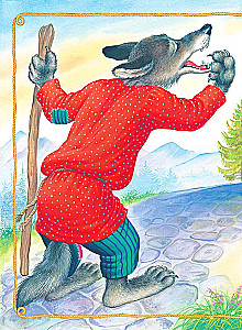 Vilks un aitiņas. Krievu tautas pasakas