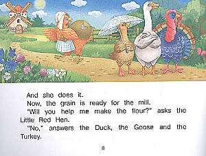 The Little Red Hen / Рыжая Курочка. (на английском языке)