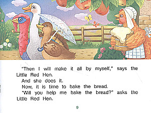 The Little Red Hen / Рыжая Курочка. (на английском языке)