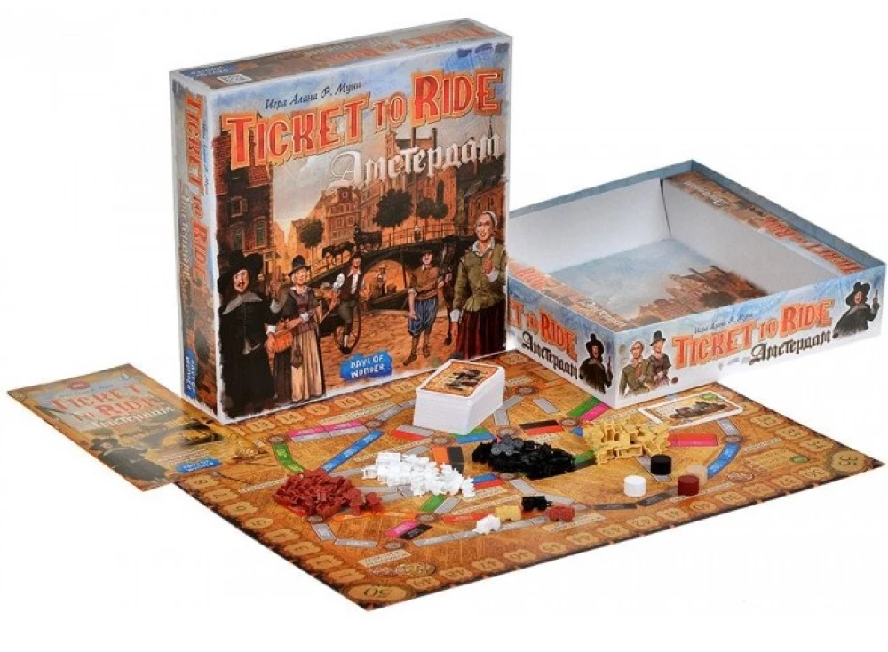 Galda spēle - Ticket to Ride. Amsterdama