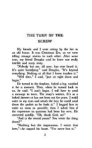 Поворот винта. Уровень 1 = The Turn of the Screw