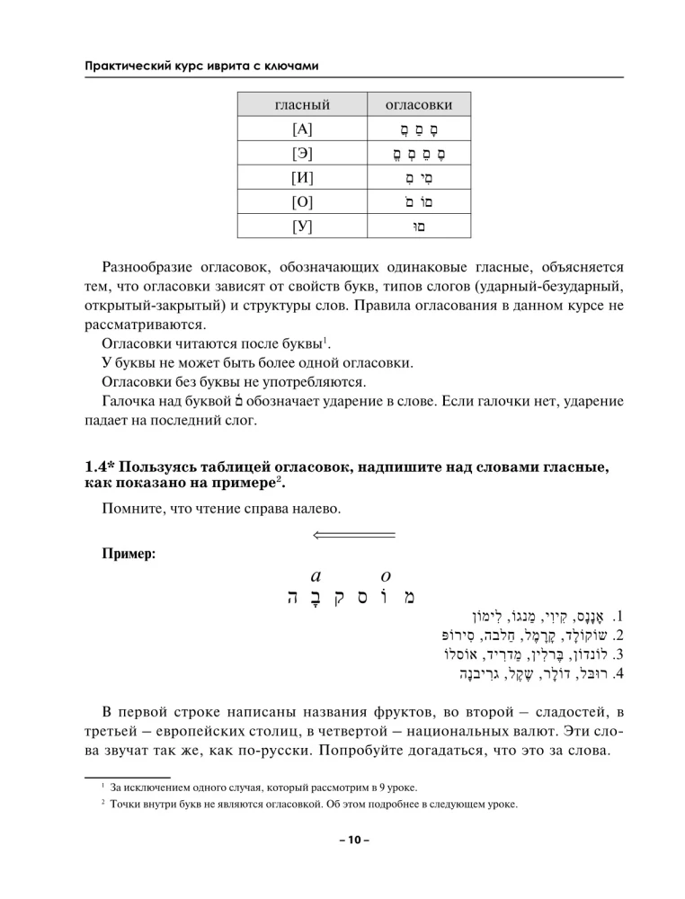Praktiskais hebreju valodas kurss ar atslēgām