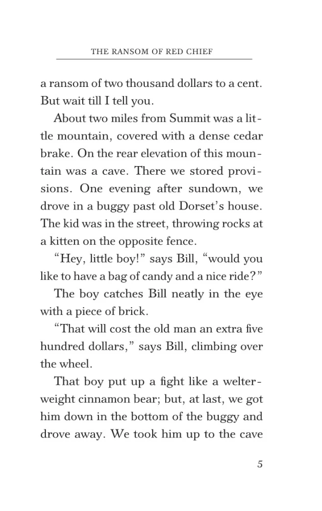 The Ransom of Red Chief and other stories