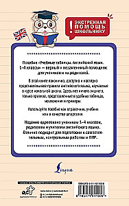 Учебные таблицы. Английский язык. 1-4 классы