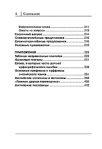 Все правила английского языка в схемах и таблицах