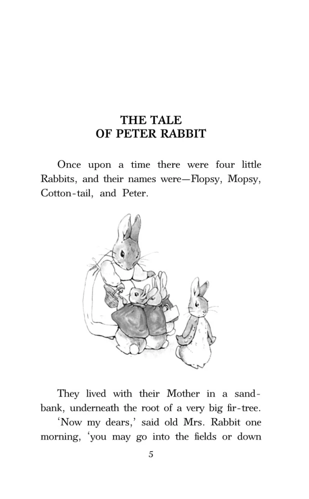 Сказки про кролика Питера. Уровень 1 = The Tale of Peter Rabbit