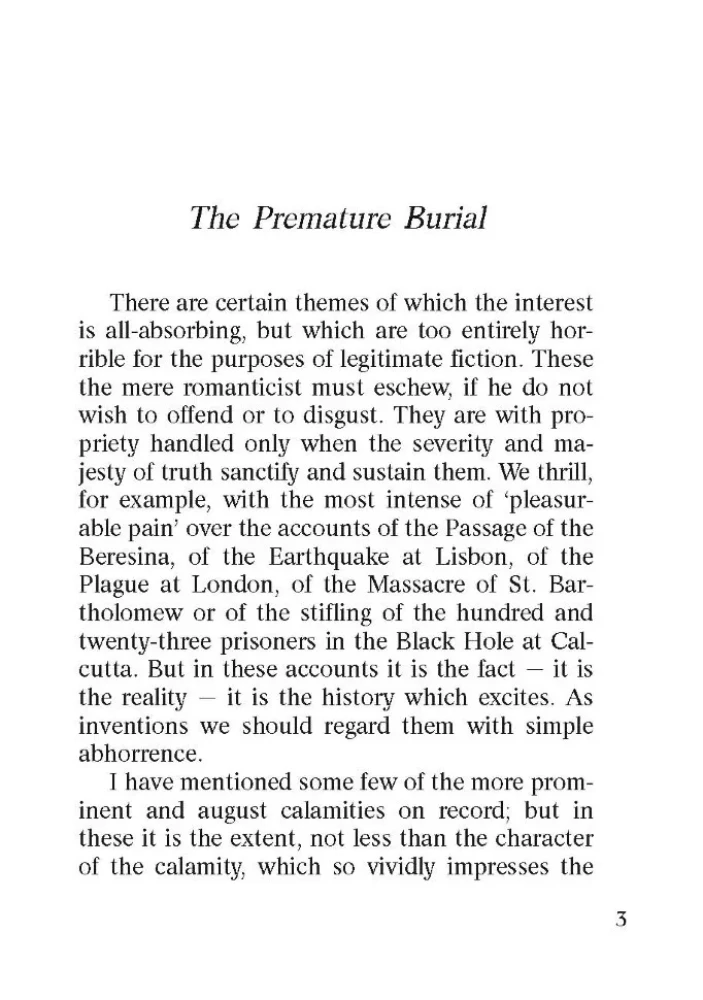 The Premature Burial Stories = Заживо погребённый. Рассказы