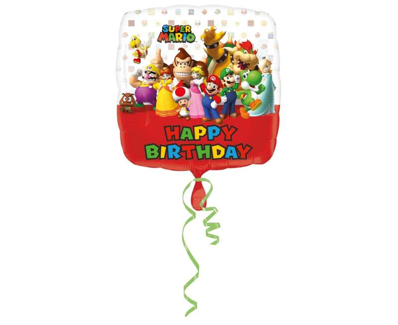Folijas balons 18/43cm Happy Birthday