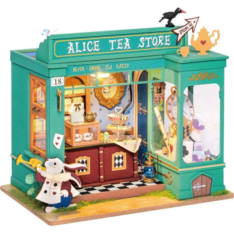 3D saliekama miniatūra ROBOTIME  Alice Tea Store