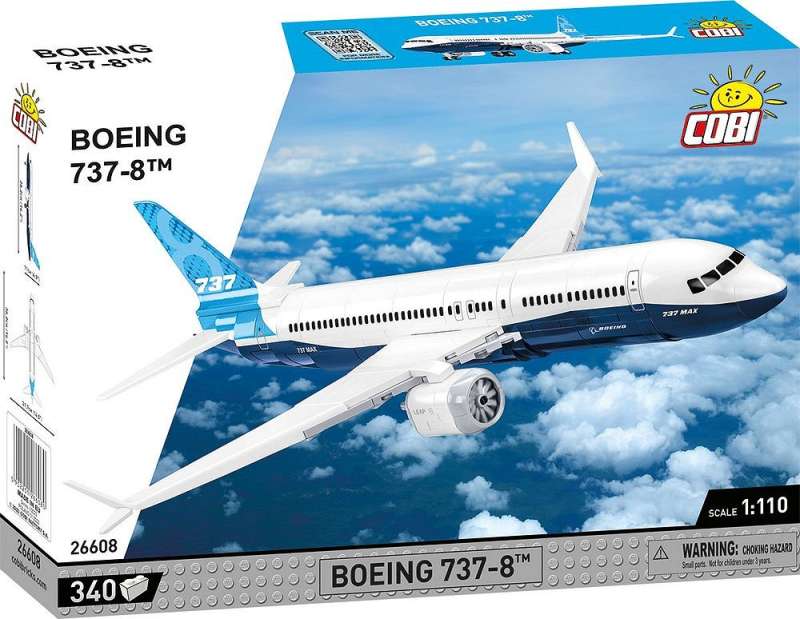 Konstruktors - COBI Boeing 737-8, 340 detaļas