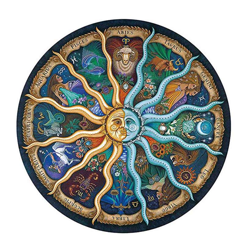  Dimanta mozaīka 30x30 cm Zodiaka saule, 23 kr., grūtība 3