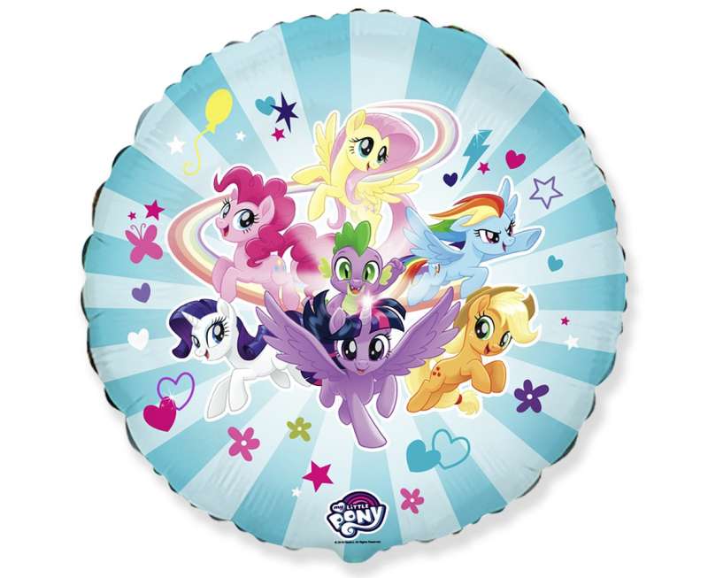 Фольгированный шар 18 - My little Pony Team