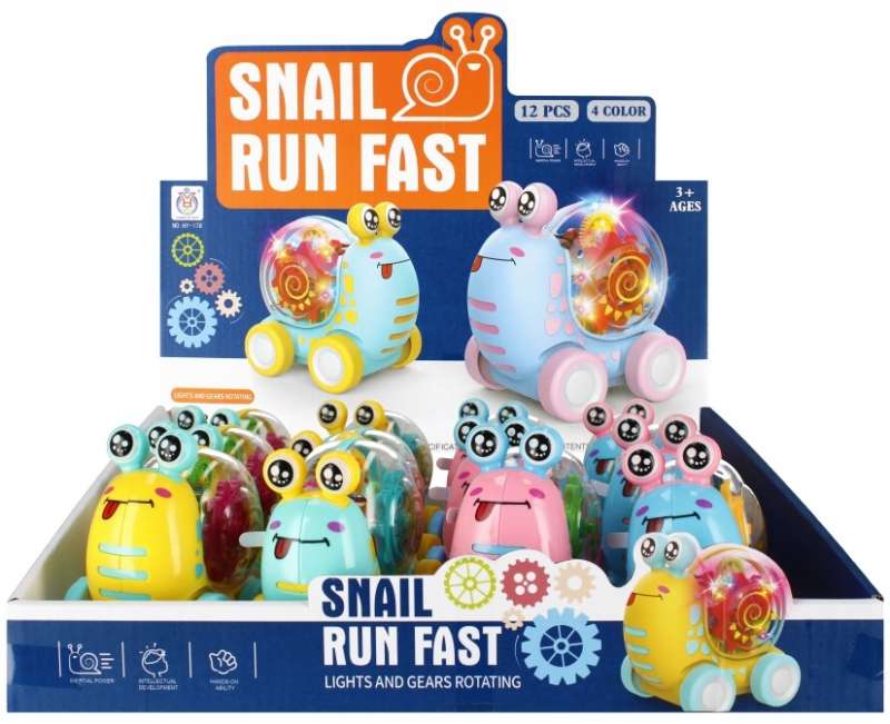 Rotaļlieta-grabulis - Mega Creative: Snail run fast 