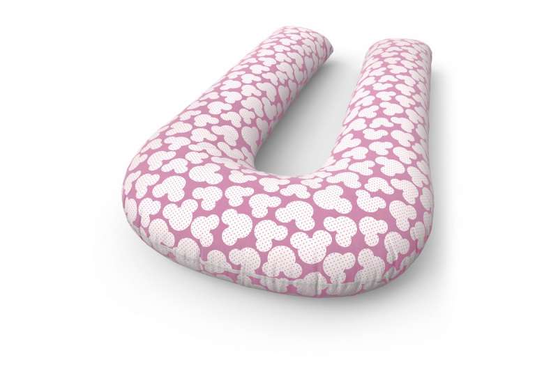 Подушка для беременных U + наволочка Mikki Pink