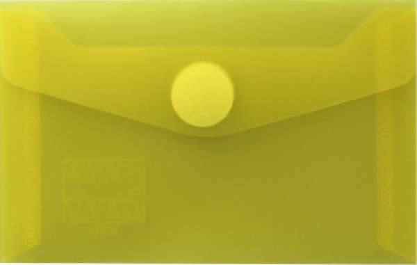 Mape-aploksne HFP906.velcor,A7 65*105mm,dzeltena