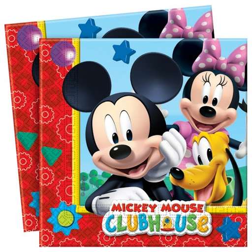 Салфетки Playful Mickey 33x33см, 20шт.