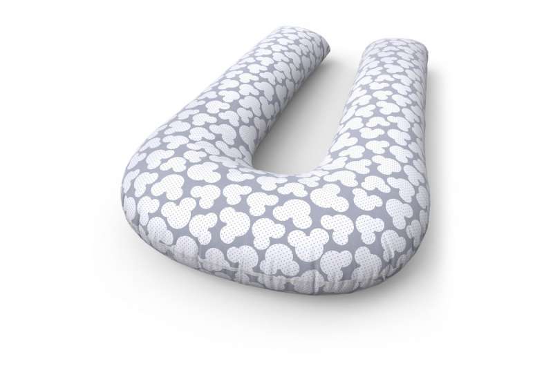 Наволочка на подушку для беременных U формы Mikki Grey