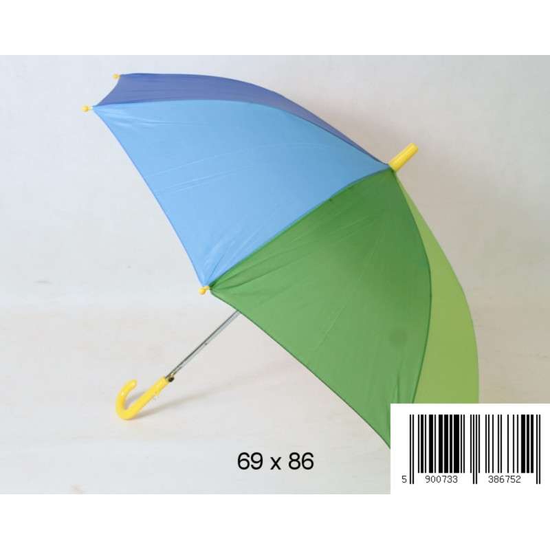 Детский зонт в цветах радуги 