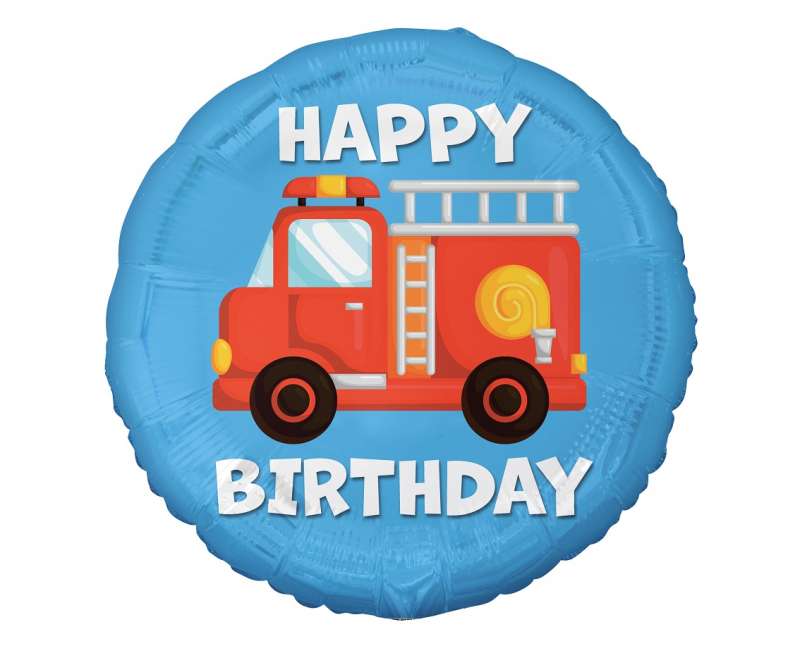 Folijas balons 18 Fire Fighter (Happy Birthday)