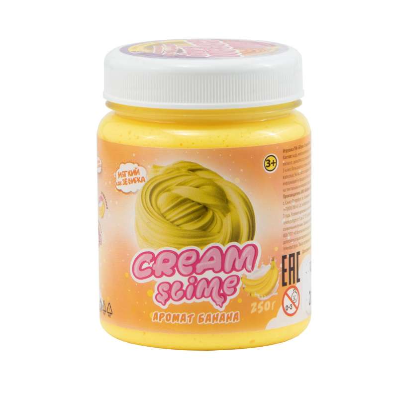 Rotaļlieta TM Slime Cream-Slime ar banānu garšu, 25 g